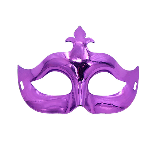 Alessandra Shiny Metallic Masquerade Mask
