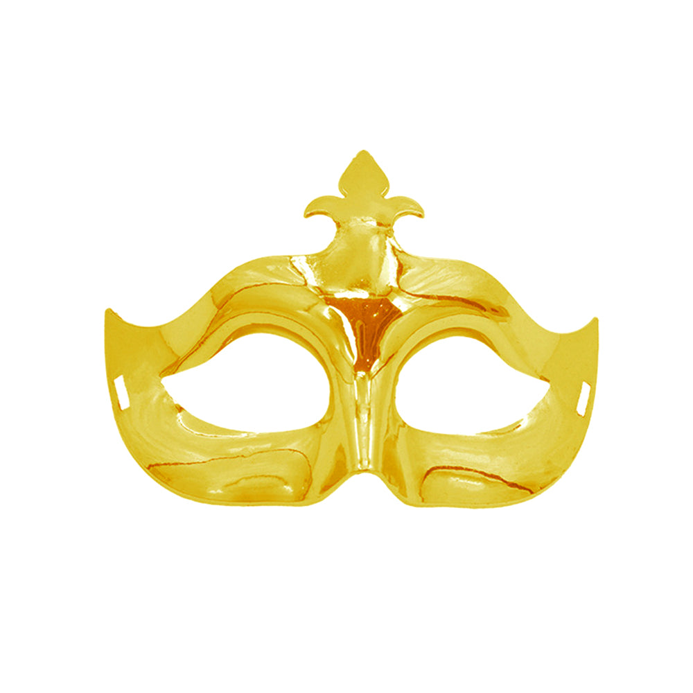 Alessandra Shiny Metallic Masquerade Mask