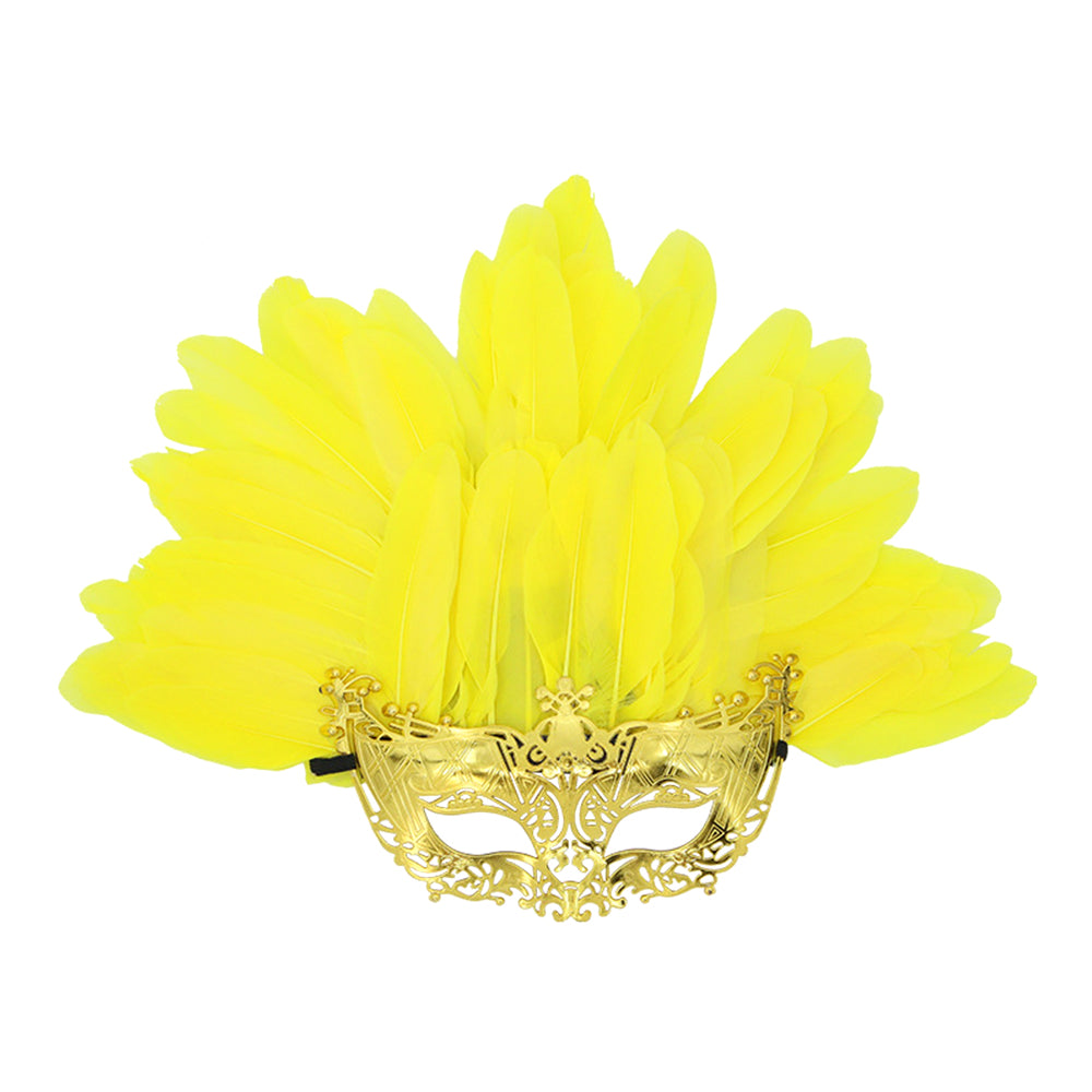 Giulia Fever Flame Carnival Feather Mask
