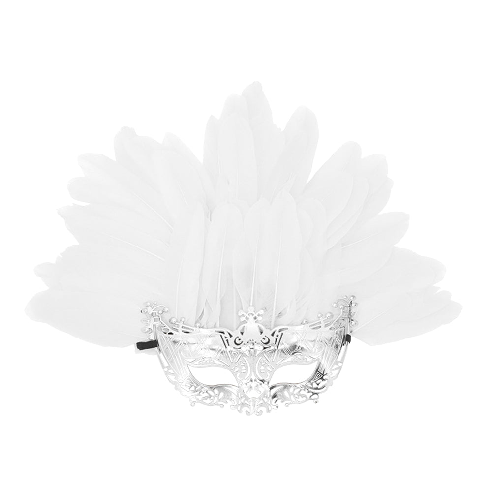 Giulia Fever Flame Carnival Feather Mask