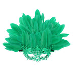 Giulia Fever Flame Carnival Feather Mask