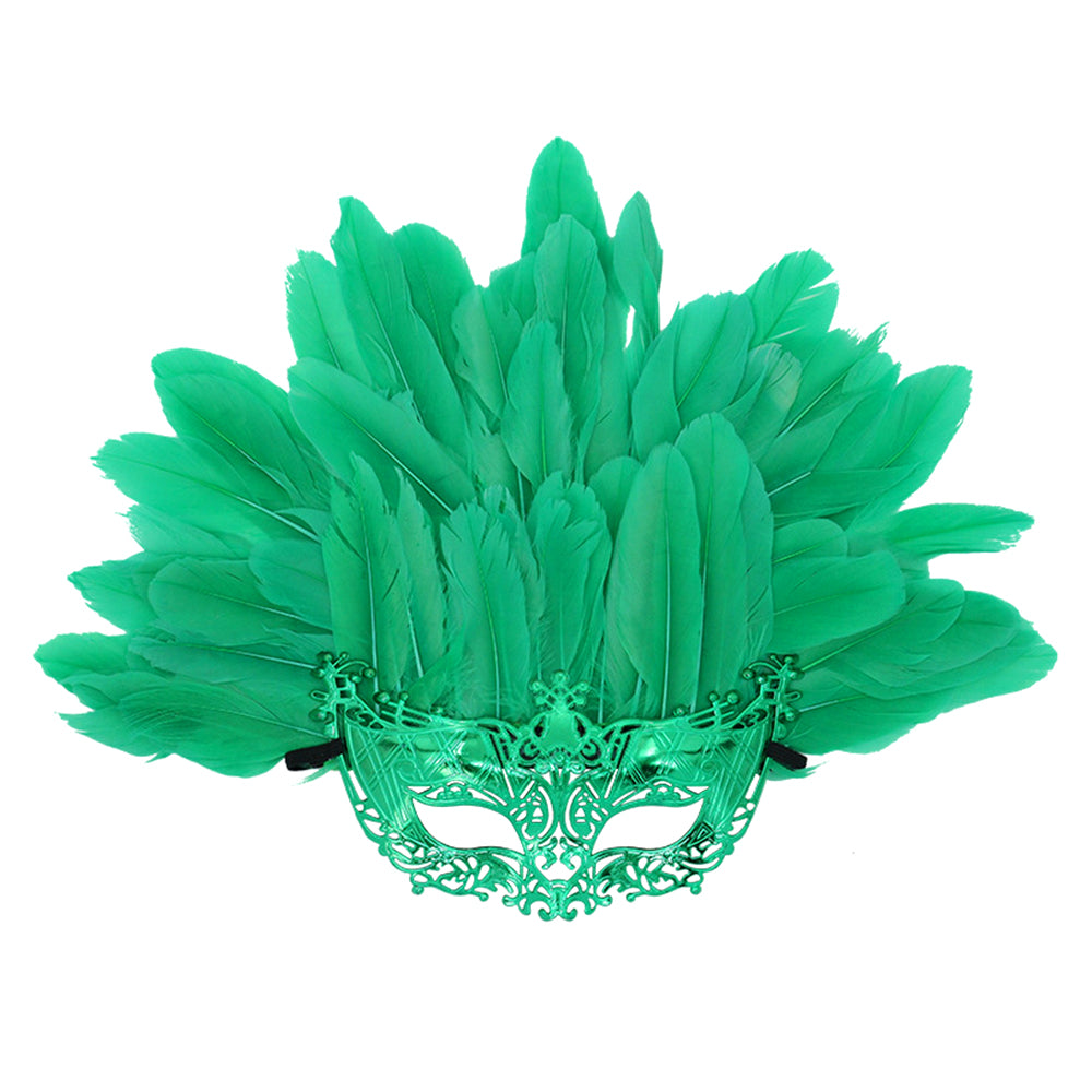 Giulia Fever Flame Carnival Feather Mask