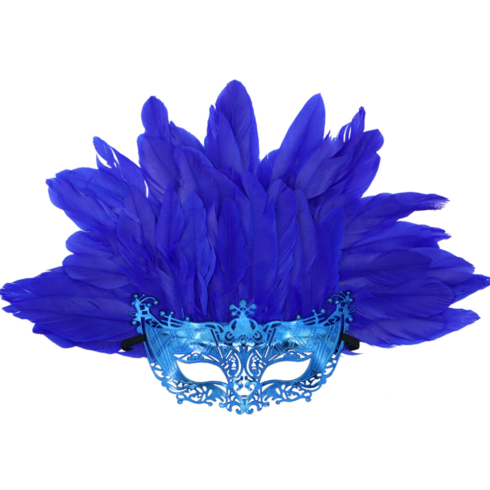 Giulia Fever Flame Carnival Feather Mask