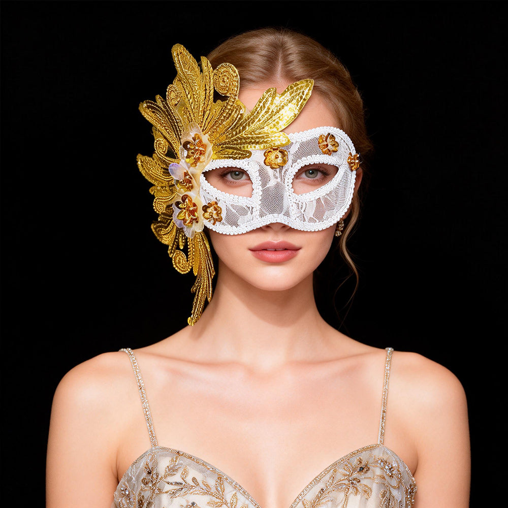 Marie Lace Colorburst Lace Masquerade Mask