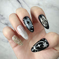 Mystic Moon Star Handmade Press-On Nails