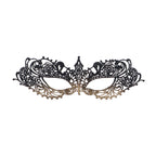 Marie Lace Crimson Noir Baroque Masquerade Mask