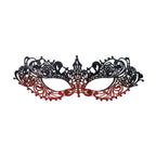 Marie Lace Crimson Noir Baroque Masquerade Mask