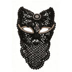 Marie Lace Midnight Lace Veil Mask