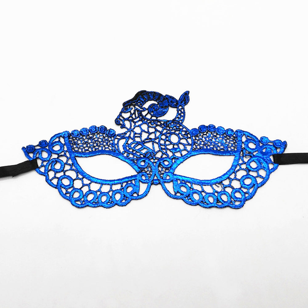 Pan Capricorn Lace Masquerade Mask