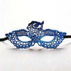 Pan Capricorn Lace Masquerade Mask