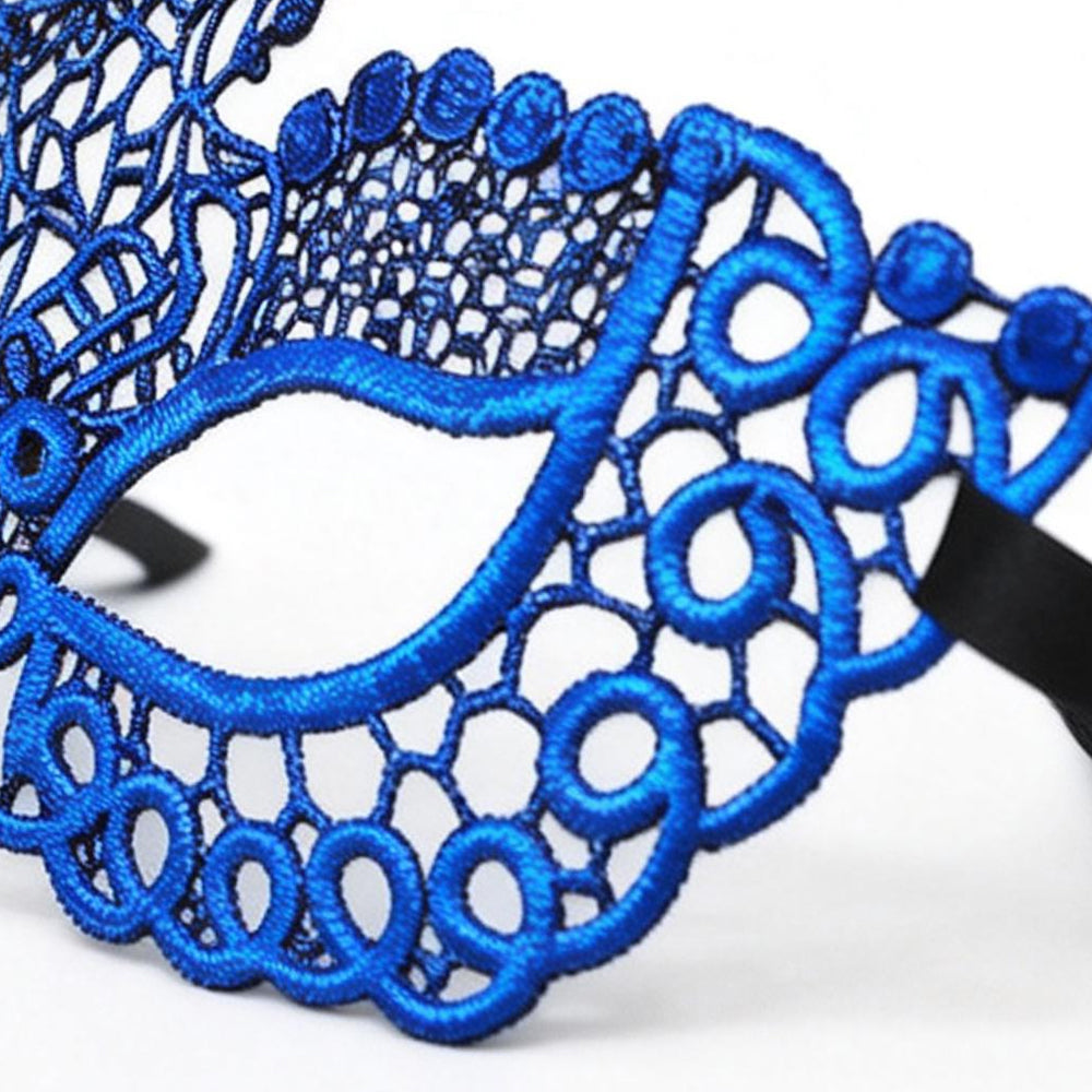 Pan Capricorn Lace Masquerade Mask