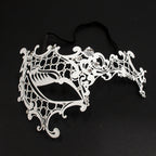 Regina Baroque Gold Metal Half Masquerade  Mask