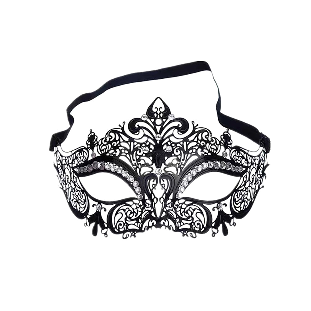Regina Rose Gold Filigree Venetian Masquerade Mask