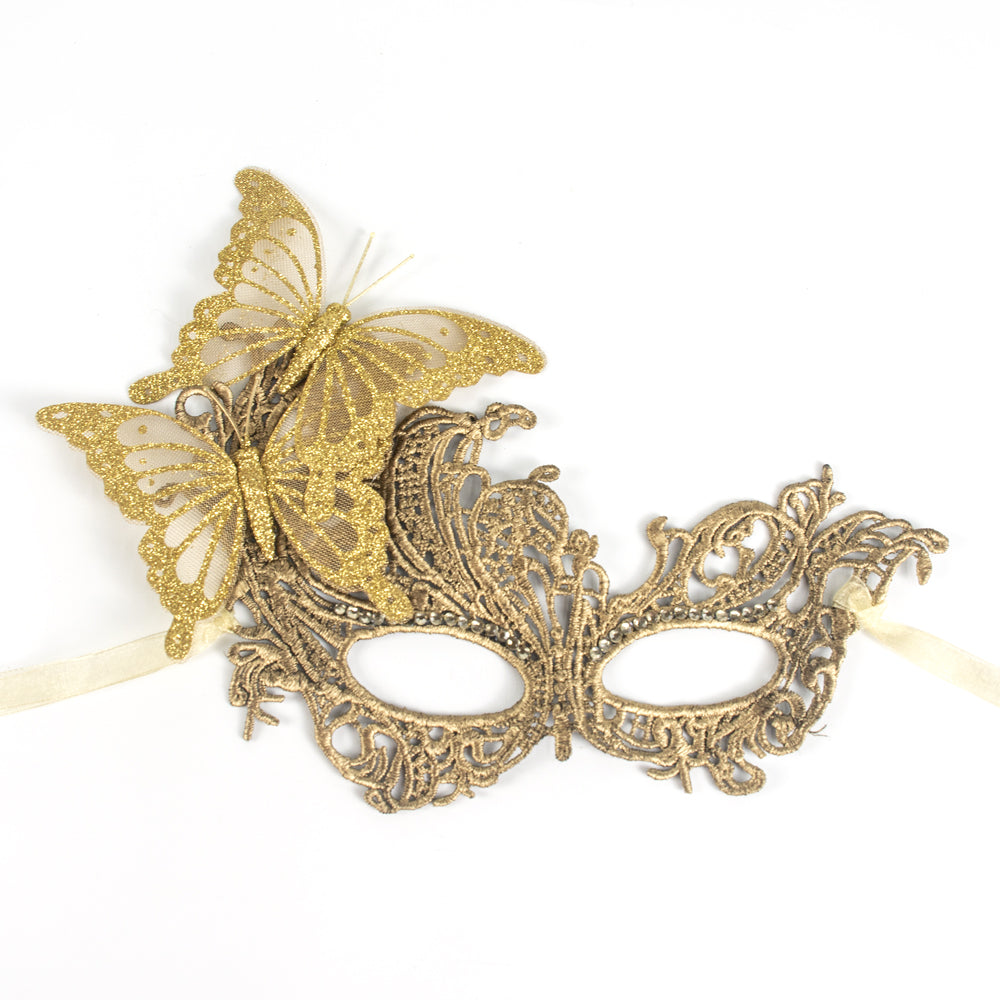 Marie Lace  Butterfly Lace Venetian Masquerade   Mask – Romantic Couture Style